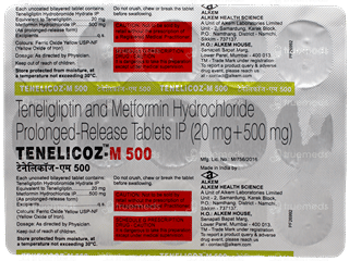 Tenelicoz M 500 Tablet 15
